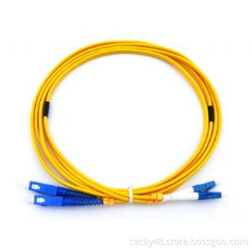 SC/UPC-LC/UPC singlemode duplex patch cord